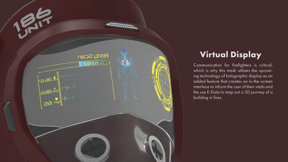 Virtual display — vitals and 3D building navigation