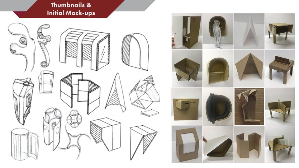 Thumbnails and initial mock-ups