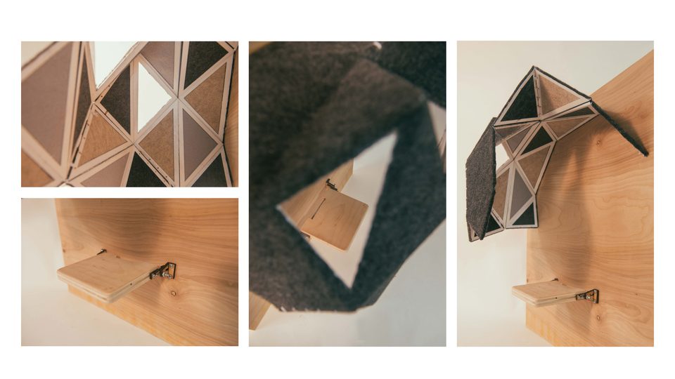 Appearance model — panels and fold-down seat