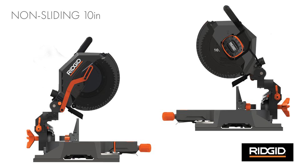 Non-sliding 10 in. — side views