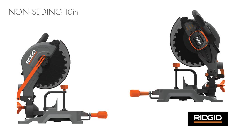 Non-sliding 10 in. — side views, alternate