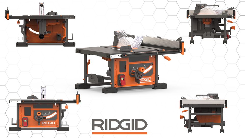 Portable table saw — multi-view