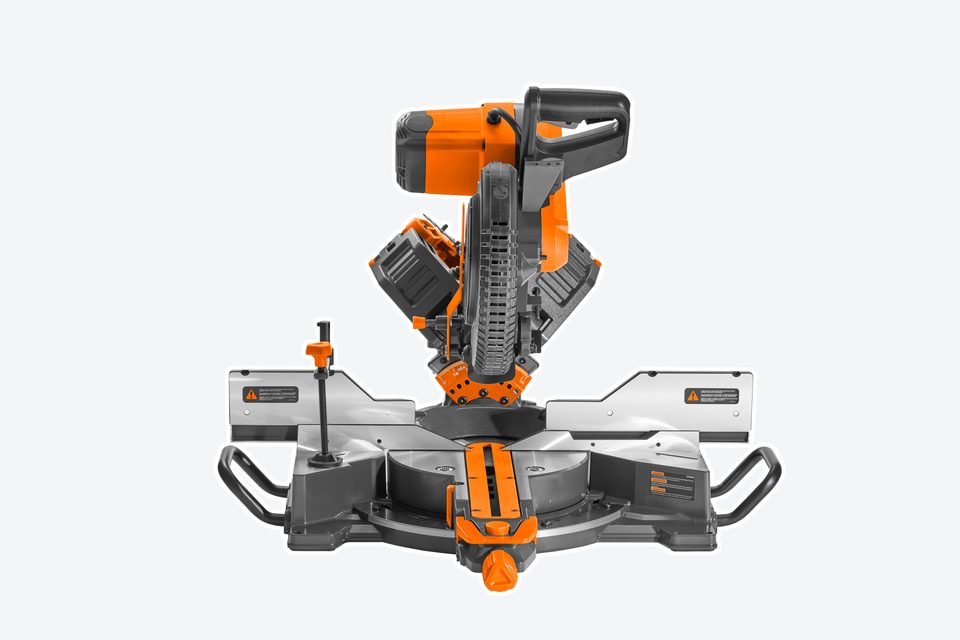 Production unit — miter saw, front