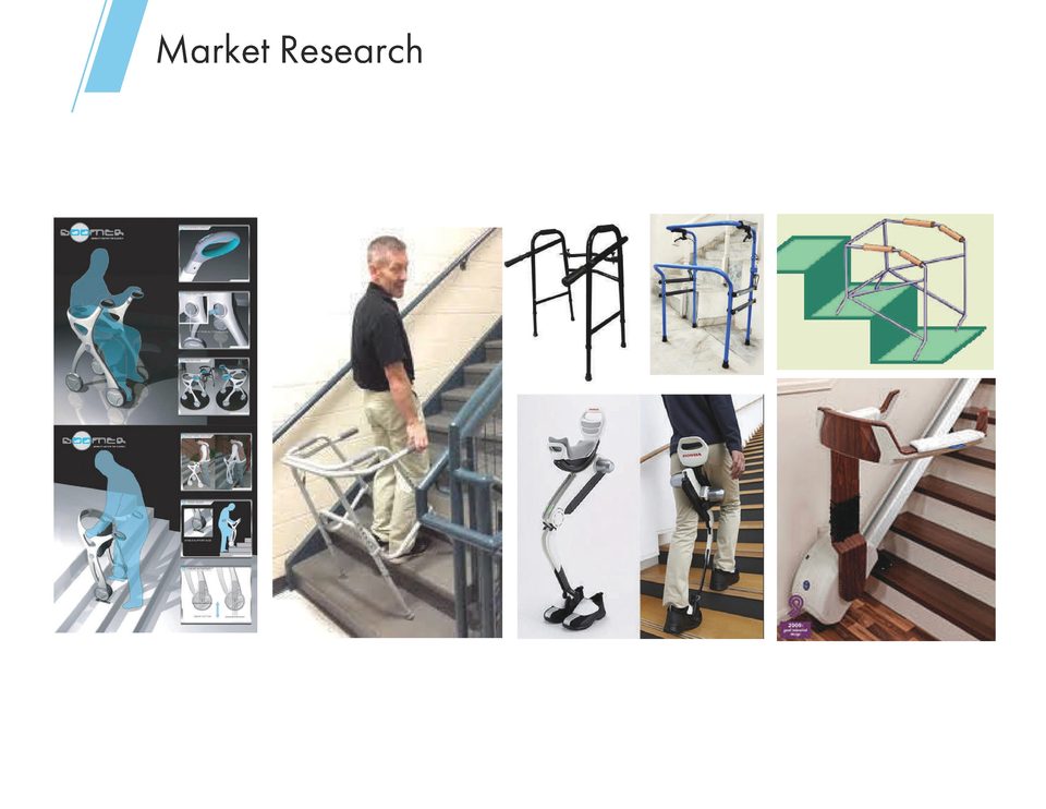 Market research — walkers and stair aids
